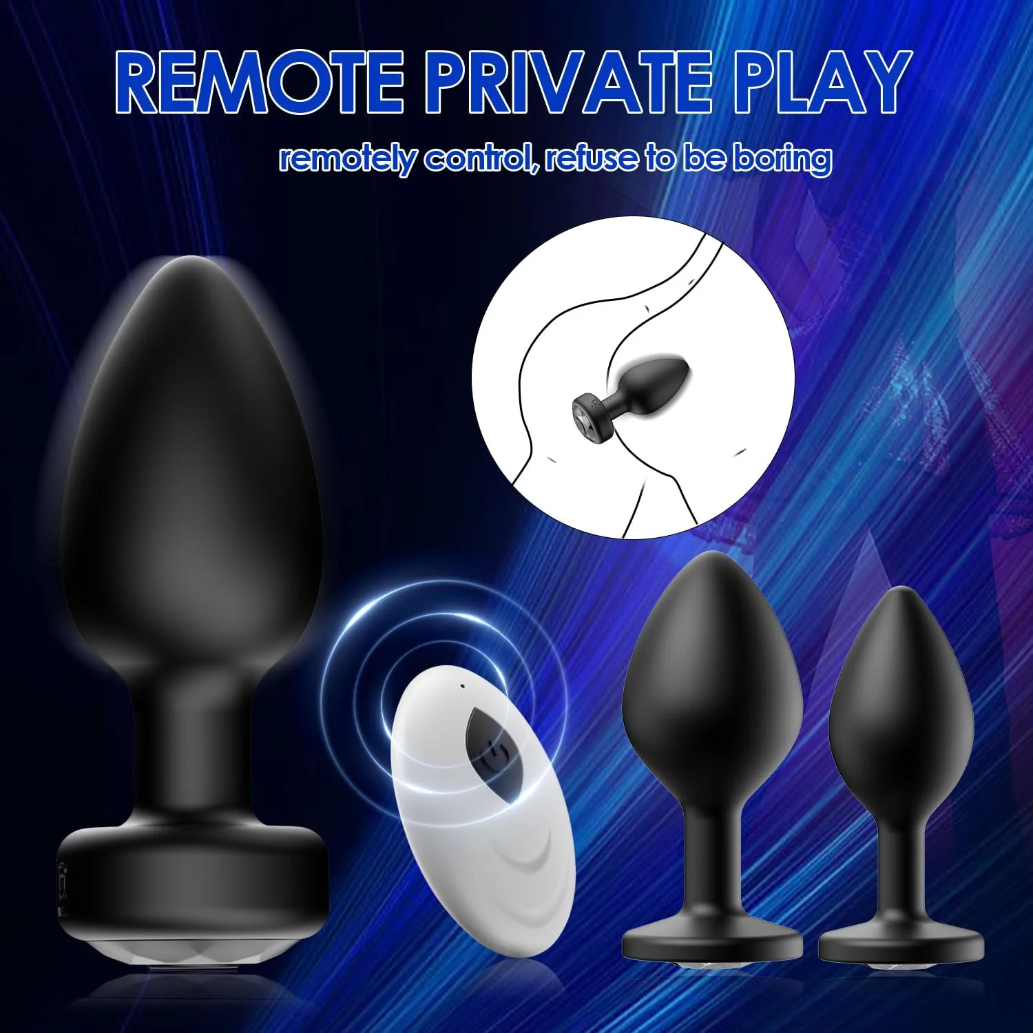 Anal Plug Sex Toys Vibrator - Image 3